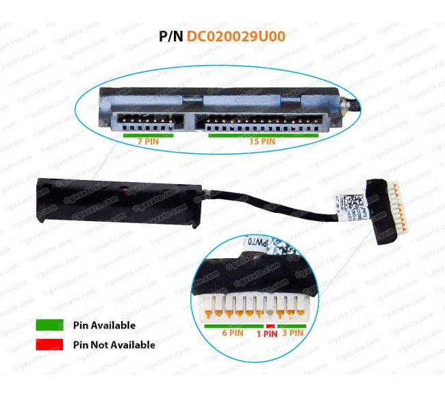 HDD Cable For HP ZBOOK 15-G3, 15-G4, 17G, 17-G3, 17-G4, APW70 